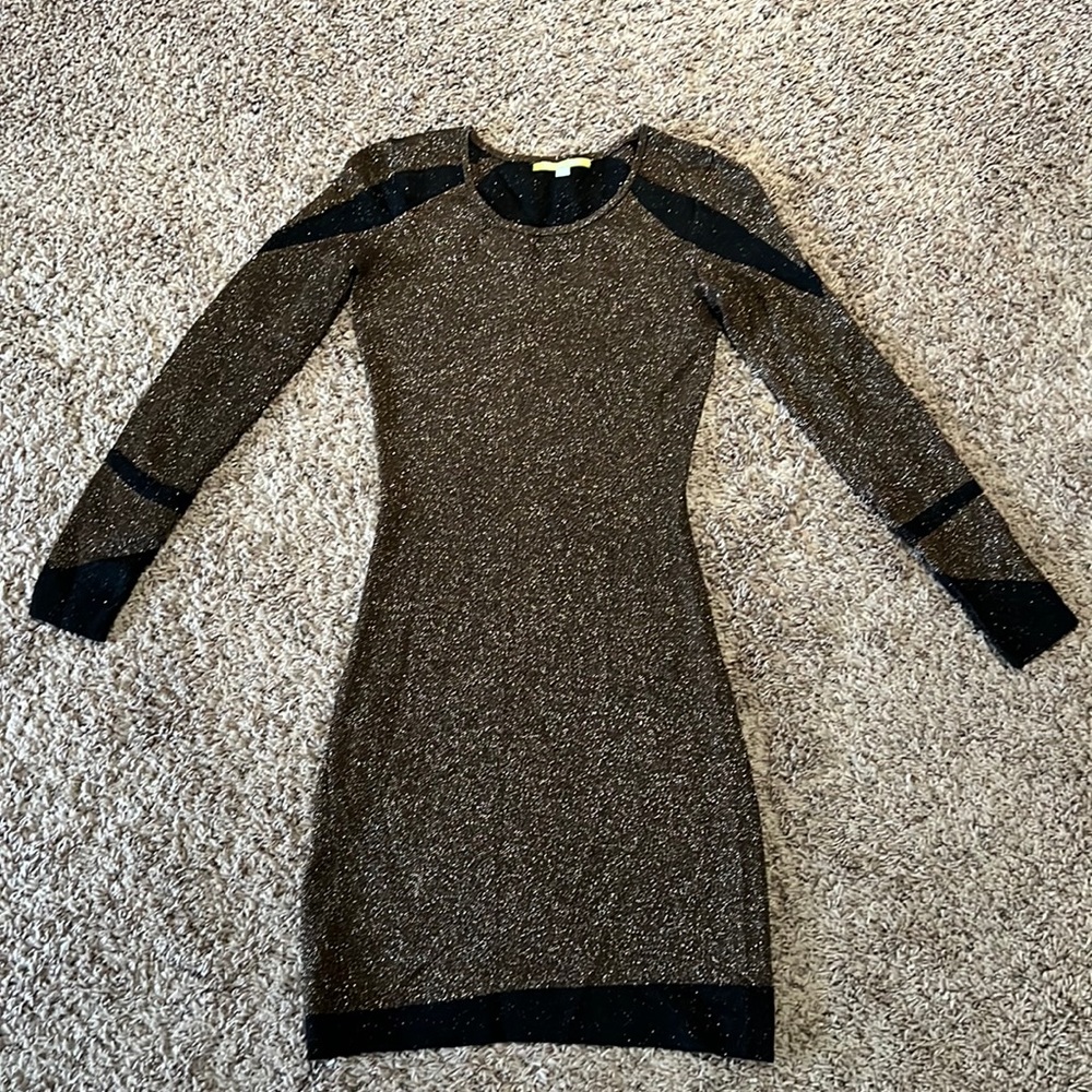 Gianni Bini Women’s Bronze/Black Dress, size XS